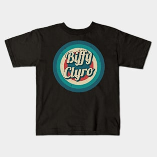 Circle Retro Biffy Clyro Kids T-Shirt